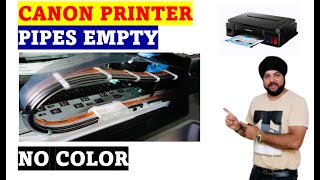 Canon Printer Pipes Color Problem  Inktank Printer Color Problem all Models [upl. by Naresh946]