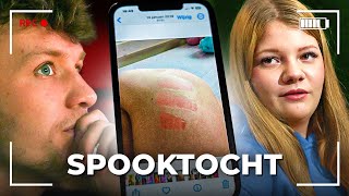 MEISJE AANGERAAKT door GEEST Spooktocht 4 [upl. by Modesta]