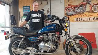 1982 Suzuki GS1100L start and rev after carb work [upl. by Ravid]