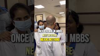 NEET UG Score Doesn’t Matter in MBBS😒 neet mbbs neetresult medico doctor shorts viralvideo [upl. by Aisena913]