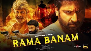 Gopichands RAMA BANAM 2024  latest Offical Hindi Trailer  Jagapathi Babu Dimple New South Movie [upl. by Meridel710]