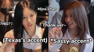 how twice’s japanese line accent when speaking english [upl. by Lock]