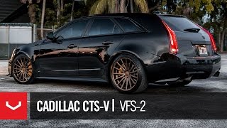 Cadillac CTSV  quot850hp Wagonquot  Vossen VFS2 [upl. by Ynneg]