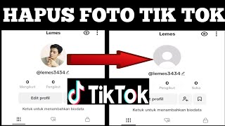 Cara Menghapus Foto Profil Di Tiktok [upl. by Nomrej]