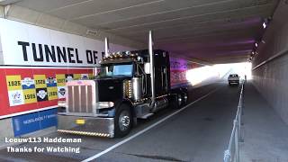 Peterbilt 379 gets in on the highway  Truckstar Festival 2018 [upl. by Bobinette]