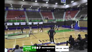 Mens Basketball WTC vs Weatherford [upl. by Yessak311]