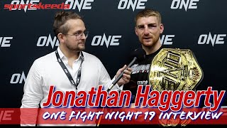 Jonathan Haggerty ONE Fight Night 19 post event interview [upl. by Otilegna]