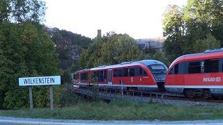 die ERZGEBIRGSBAHN PtV  von Wolkenstein nach Warmbad Kurort \\ [upl. by Alamaj]