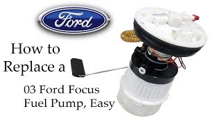 Ford Focus Fuel Pump [upl. by Galanti759]