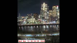 Wednesday November 13 634 AM  Calgary fireball [upl. by Kantos358]