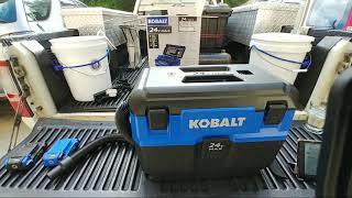 First Look Kobalt 24volt Max 3Gallon Vacuum [upl. by Eibbob886]