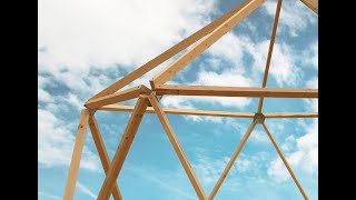 How To Build A Geodesic Dome  Magidome® Geodesic Dome Connectors [upl. by Htiffirg]