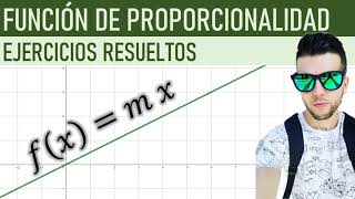 Función de proporcionalidad  Ejercicios resueltos [upl. by Nelon]