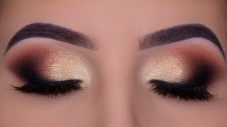 Smokey Glamorous Eye Makeup  Bridal Makeup Inspiration [upl. by Zedecrem701]