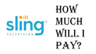 Sling TV  How Much Will I Pay  Review [upl. by Nnylyrehc]