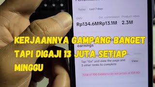 OMSET 134 JUTA DARI TIKTOK DALAM SEMINGGU [upl. by Elleynod118]