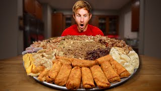 The Worlds BIGGEST Chinese Food Platter Challenge [upl. by Eetnod]