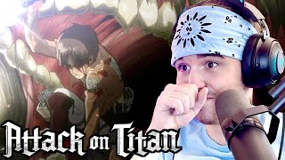 Eren is Dead  Attack On Titan 1x5 FIRST TIME REACTION [upl. by Anirbac]