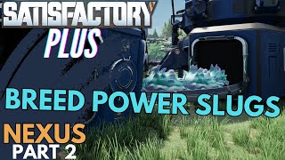 Satisfactory Plus lets you BREED POWER SLUGS [upl. by Einapets]