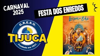 APRESENTAÇÃO DO ENREDO DA UNIDOS DA TIJUCA  CARNAVAL 2025  AO VIVO  CORTE DE VÍDEO [upl. by Aenert]