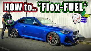 M240i goes FLEXFUEL  Ethanol E85 content sensor INSTALL BM3 [upl. by Buskus167]