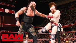 Braun Strowman vs Sheamus Raw March 26 2018 [upl. by Susannah]