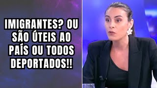 quotSE NÃO FOREM ÚTEIS PARA O PAÍS DEPORTAR TODOSquot RITA MATIAS REAÇÃO [upl. by Genet]