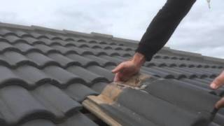 How to change a concrete roof tile [upl. by Lavena]