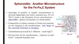 8Phase transformations  TTT diagram  Spherodite and martensite [upl. by Yeca]