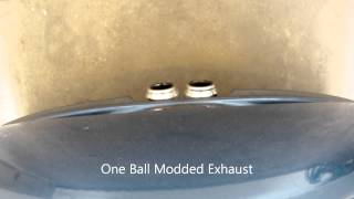 MINI Cooper S R53 quotOne Ball Exhaust Modquot Before amp After [upl. by Aufmann]