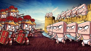 Minecraft  Roman Empire vs Baby Army Massive Mob Battles [upl. by Drawd167]