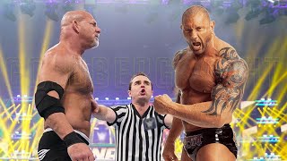 Goldberg vs Batista Match [upl. by Wernick]