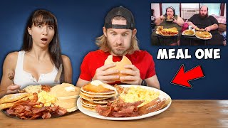 We Ate Like A My 600lb Life Couple For 24 Hours [upl. by Gorden620]