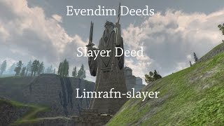 LOTRO  Evendim Deeds  Slayer Deed  Limrafnslayer [upl. by Ymmas]