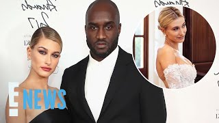 Hailey Bieber REVEALS BehindtheScenes Wedding Gown Photos With Justin Bieber  E News [upl. by Nataline]