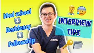 MED SCHOOL Interview RESIDENCY Interview TIPS from an interviewer [upl. by Kerrie]