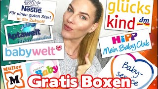 GRATIS GESCHENK BOXEN für ALLE ♡BABYCLUBS dm rossmann Hipp Aptawelt Müller Nestle [upl. by Kanya]