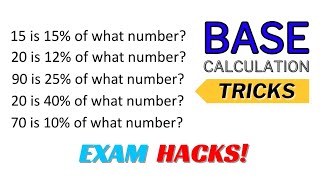 Base Calculation Tricks  EXAM HACKS [upl. by Alleber]