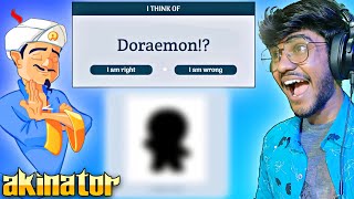 Can Akinator find DORAEMON 🤔 [upl. by Aicirpac829]