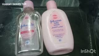 Johnson Baby Oil And Johnson Baby Lotion Honest Review [upl. by Kawasaki]