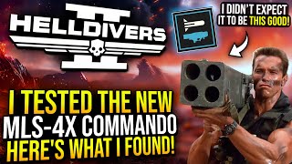 Helldivers 2  I Tested the New MLS4x Commando Stratagem Heres what I Found [upl. by Gambrill]