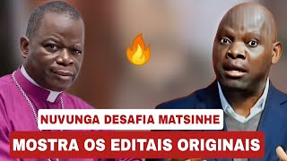 Nuvunga Desafia Presidente da CNE a Mostrar ao Público Editais originais que da Vitória a Frelimo [upl. by Tung]