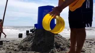 How I Make My Sandcastles  Labor Day Sept 1 2014 [upl. by Straub]