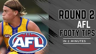 AFL Round 2 Footy Tips [upl. by Humph]