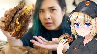 I Tried Japans New quotEXTREMEquot Burger [upl. by Annoynek]