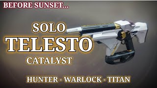 Destiny 2 How to get the TELESTO CATALYST SOLO  All Characters  Console Guide [upl. by Ecnaralc]