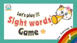 Sight Words Games for Kindergarten  Read Play and Learn Sight Words  Fun way to Teach  Game  1 [upl. by Haym]