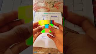 3x3 RUBIKS CUBE EASY TRICK VIRAL TRENDING SHORTS [upl. by Cresida]