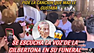 SE ESCUCHA LA VOZ DE LA GILBERTONA EN SU ENTIERRO PIDE CANCION QUE MAS LE GUSTABA [upl. by Lot]