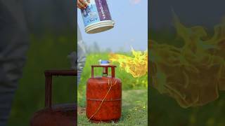 Gas cylinder fire put out Tricks [upl. by Novick]